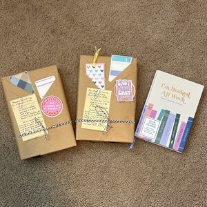 Blind date with a Book Lover's Gift Set with Bookmarks & Book journal